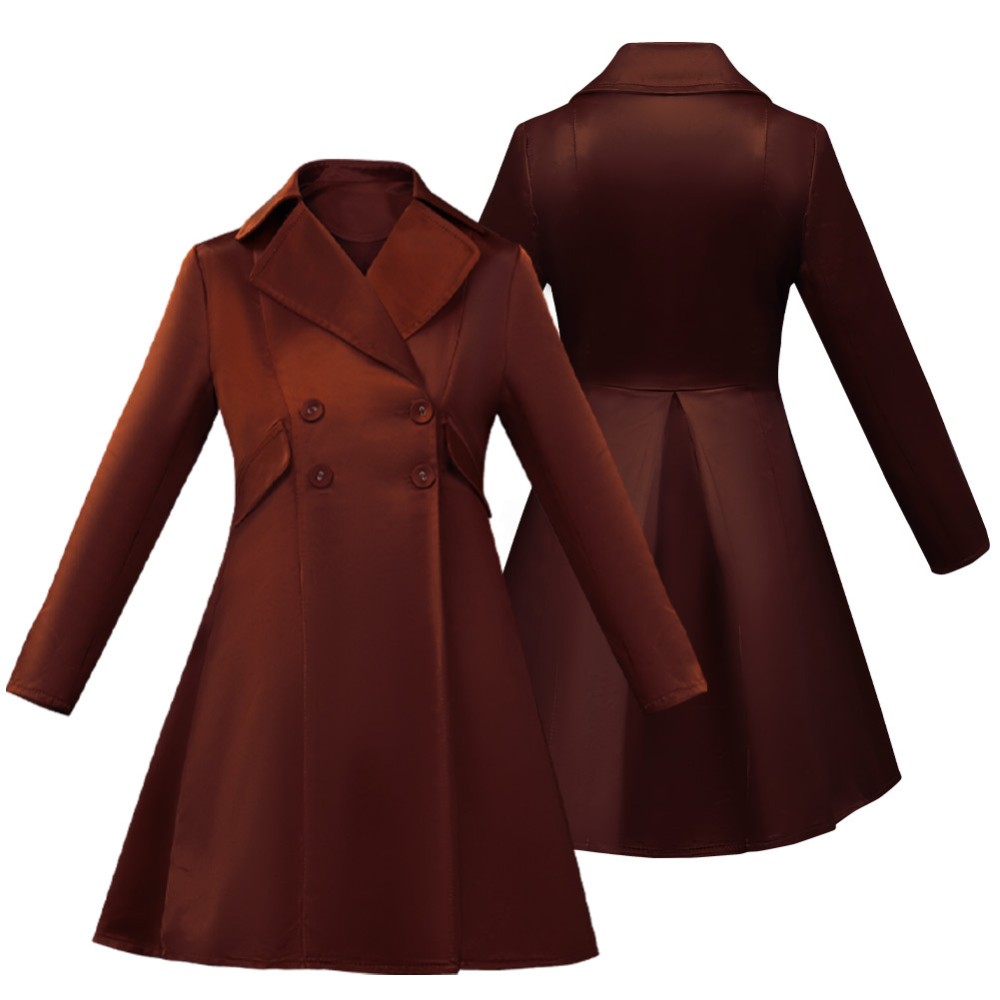 M3GAN Kids Girls Coat Party Suit Cosplay Costume Halloween Carnival