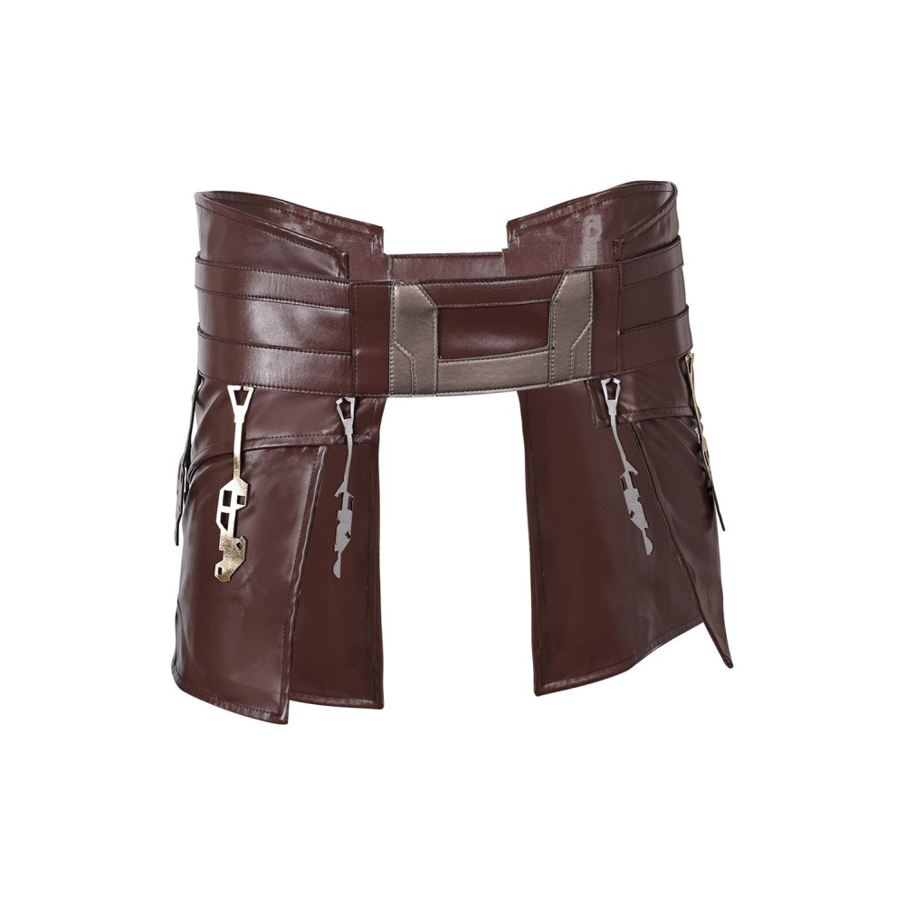 Ceinture en cuir de garde du temple Jedi accessoires de cosplay costume Halloween carnaval