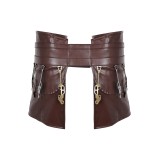 Ceinture en cuir de garde du temple Jedi accessoires de cosplay costume Halloween carnaval