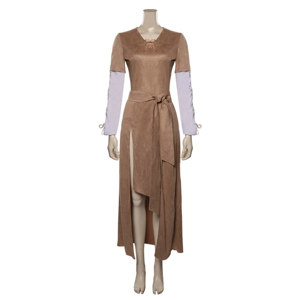 Leia Brown Cosplay Costume Halloween Carnival Outfit