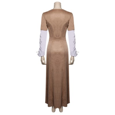 Leia Brown Cosplay Costume Halloween Carnival Outfit