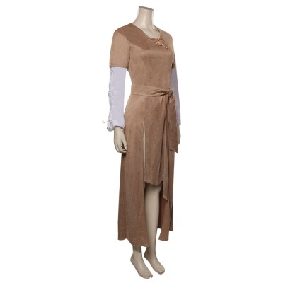 Leia Brown Cosplay Costume Halloween Carnival Outfit