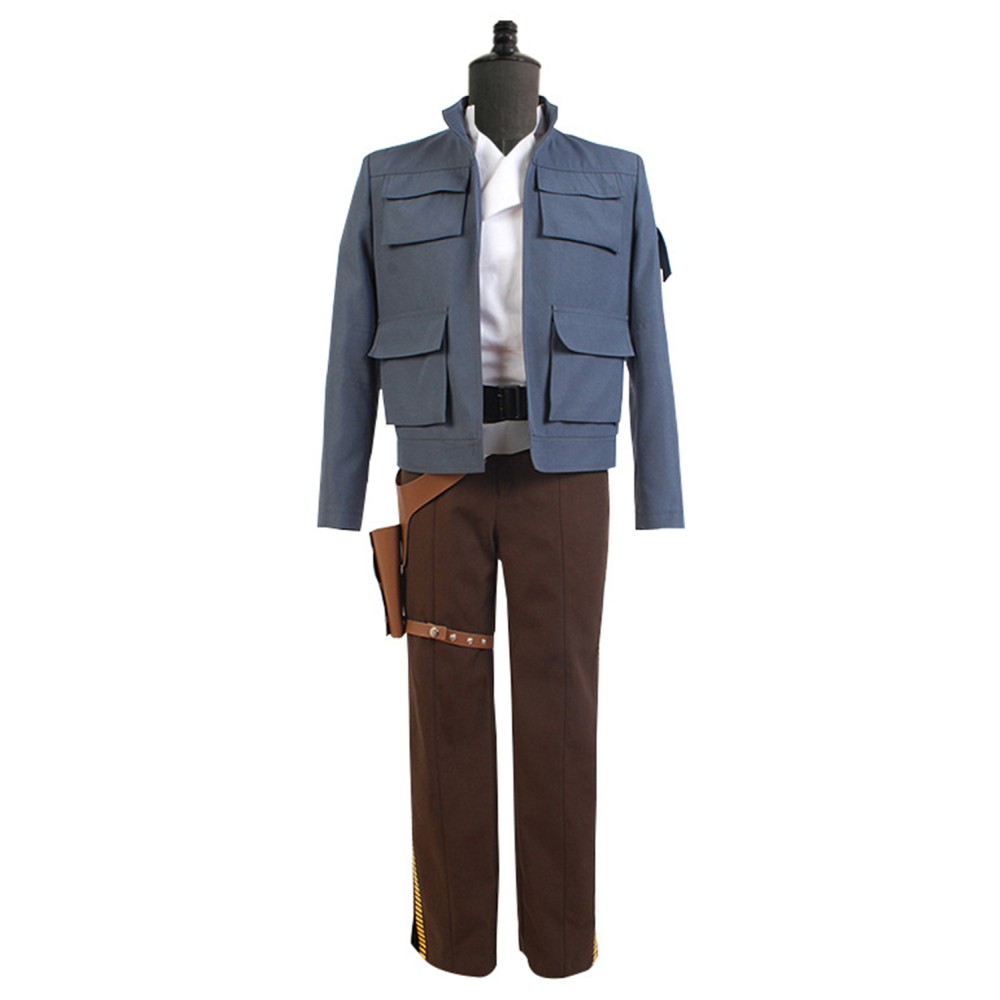 Ensemble de pantalon Han Solo Costume Cosplay Costume de Halloween Carnaval
