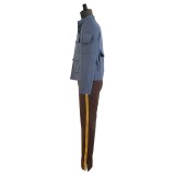 Ensemble de pantalon Han Solo Costume Cosplay Costume de Halloween Carnaval