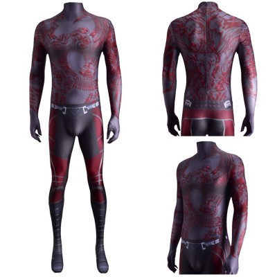 Guardians of the Galaxy Vol.3 Drax The Destroyer Jumpsuit Party Disguise Suit Cosplay Costume Halloween Carnival Outfit