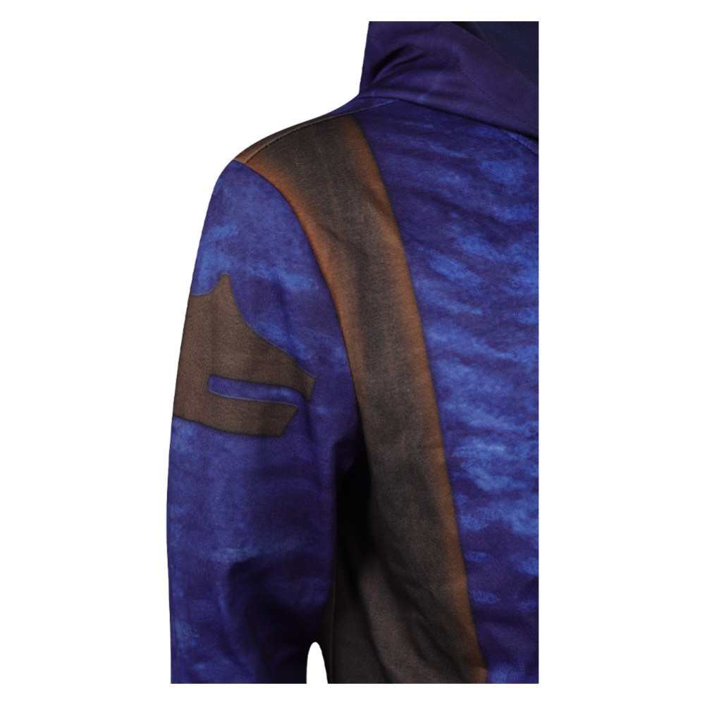 Guardians of the Galaxy Vol.3 Drax Printed Hoodie Party Disguise Suit Cosplay Costume Halloween Carnival
