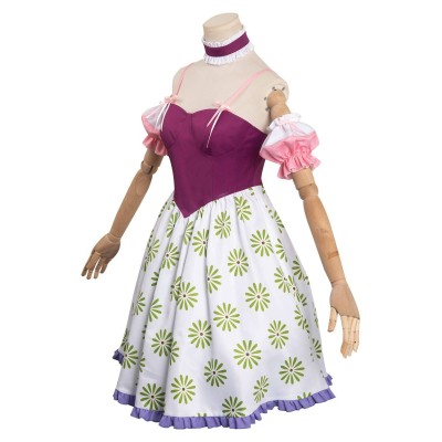 Ghost House Sally Slater Suit Original Design Cosplay Costume Halloween Carnival Outfit