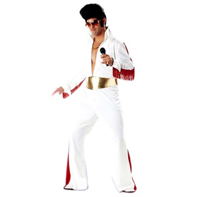 Elvis Jumpsuit Party Suit Cosplay Costume Halloween Carnival Outfit