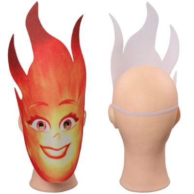 Elemental Ember Mask Latex Masks Helmet Party Props Cosplay Costume Halloween Carnival