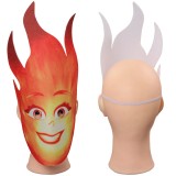Elemental Ember Mask Latex Masks Helmet Party Props Cosplay Costume Halloween Carnival
