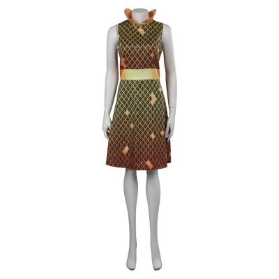 Elemental Ember Dress Party Disguise Suit Cosplay Costume Halloween Carnival Outfit