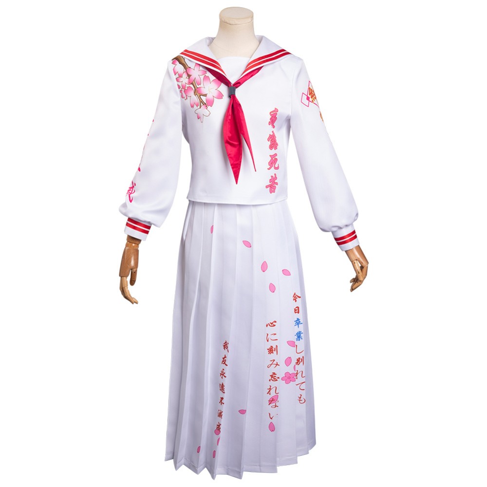 Jupes de uniforme scolaire japonais Bosozoku Costume de cosplay Tenue de carnaval d'Halloween