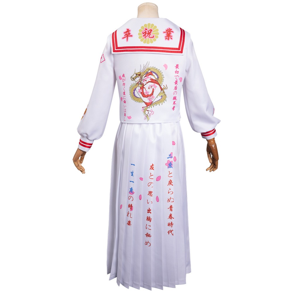 Jupes de uniforme scolaire japonais Bosozoku Costume de cosplay Tenue de carnaval d'Halloween