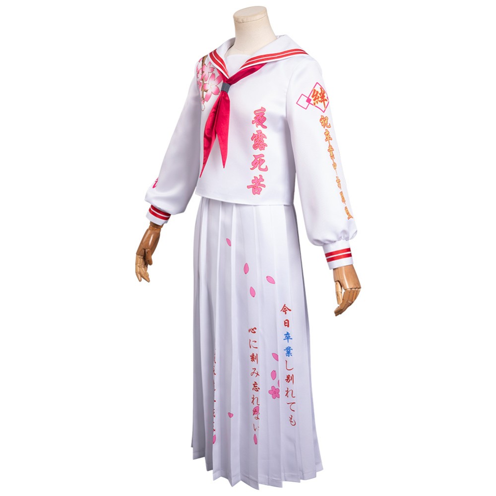 Jupes de uniforme scolaire japonais Bosozoku Costume de cosplay Tenue de carnaval d'Halloween
