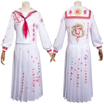 Jupes de uniforme scolaire japonais Bosozoku Costume de cosplay Tenue de carnaval d'Halloween