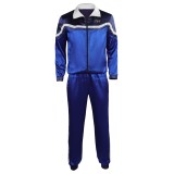 Blue Beetle Mr.Reyes Suit Cosplay Costume Halloween Carnival Outfit