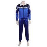 Blue Beetle Mr.Reyes Suit Cosplay Costume Halloween Carnival Outfit