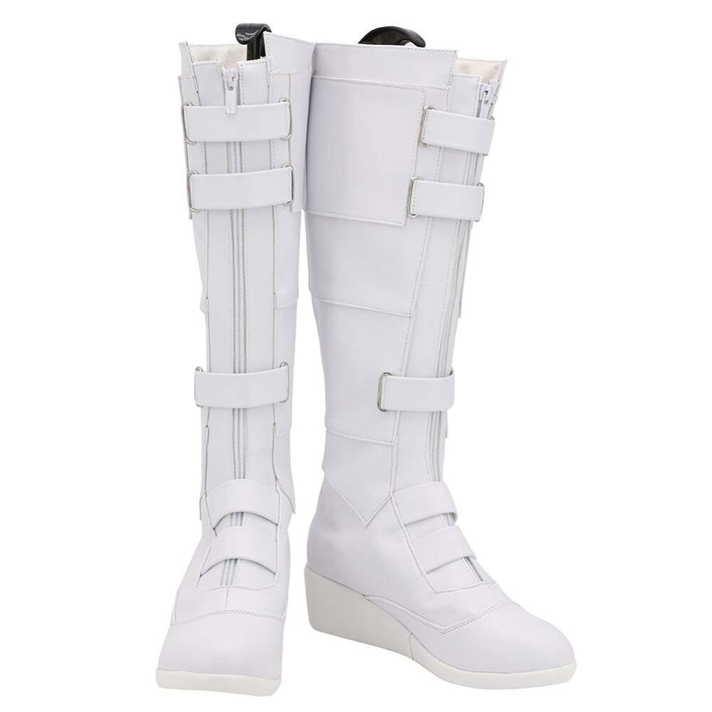 Black Widow Natalia Christmas Boots Shoes Custom Made Cosplay Costume Halloween Carnival