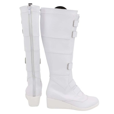 Black Widow Natalia Christmas Boots Shoes Custom Made Cosplay Costume Halloween Carnival