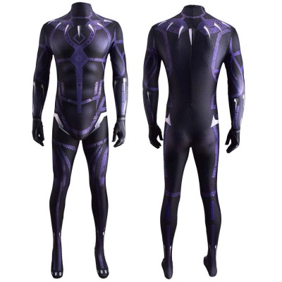 Costume de cosplay Mono pour la fête du Festival Black Panther, tenue de Noël, déguisement de carnaval d'Halloween