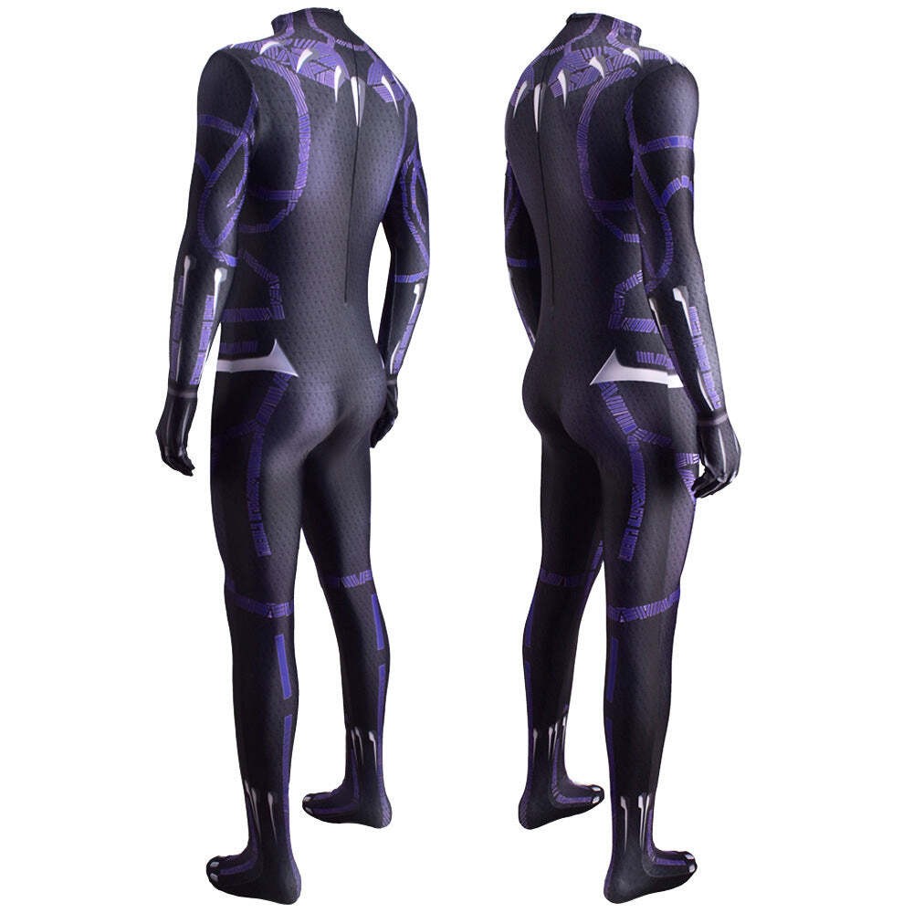 Costume de cosplay Mono pour la fête du Festival Black Panther, tenue de Noël, déguisement de carnaval d'Halloween