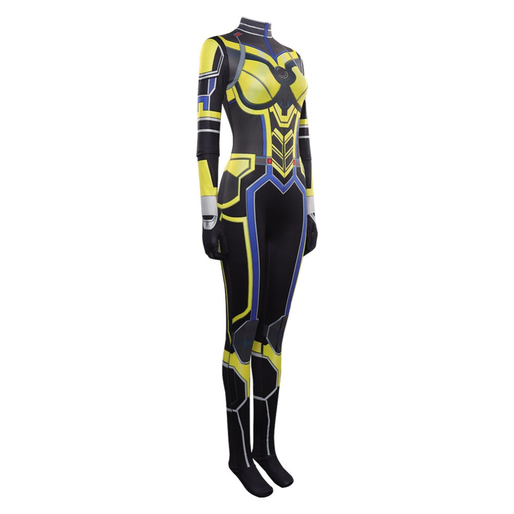 Ant-Man and the Wasp: Quantumania Hope Van Dyne Jumpsuit Suit Cosplay Costume Halloween Carnival