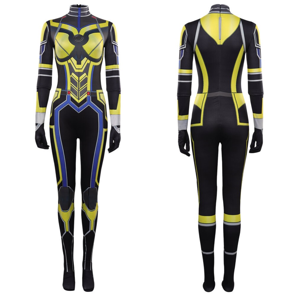 Ant-Man and the Wasp: Quantumania Hope Van Dyne Jumpsuit Suit Cosplay Costume Halloween Carnival