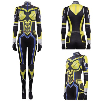 Ant-Man and the Wasp: Quantumania Hope Van Dyne Jumpsuit Suit Cosplay Costume Halloween Carnival