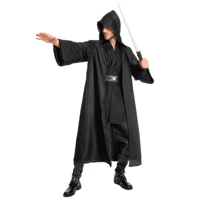 Anakin Skywalker Black Version Cosplay Costume Halloween Carnival Outfit