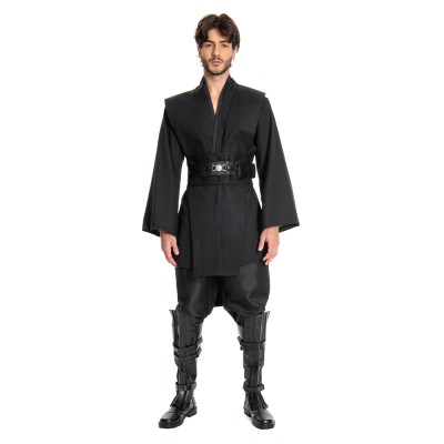 Anakin Skywalker Black Version Cosplay Costume Halloween Carnival Outfit