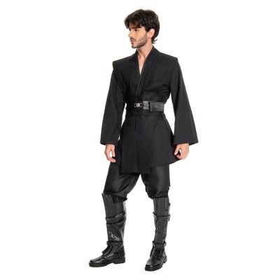 Anakin Skywalker Black Version Cosplay Costume Halloween Carnival Outfit