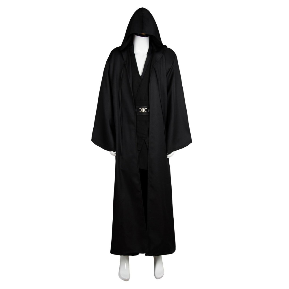 Anakin Skywalker Black Version Cosplay Costume Halloween Carnival Outfit