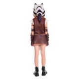 Ahsoka Tano Kids Suit Cosplay Costume Halloween Carnival Outfit