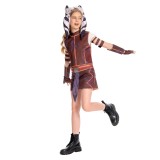 Ahsoka Tano Kids Suit Cosplay Costume Halloween Carnival Outfit