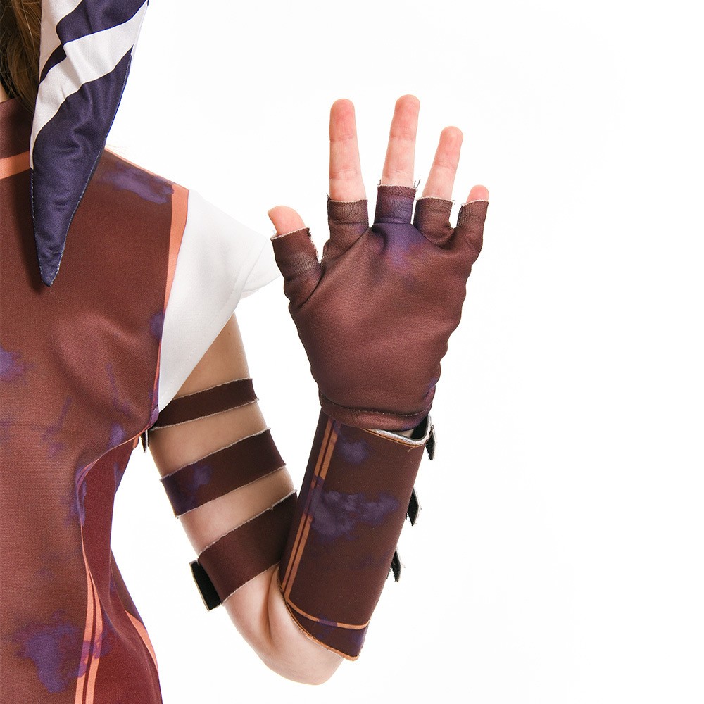 Ahsoka Tano Kids Suit Cosplay Costume Halloween Carnival Outfit