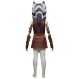 Ahsoka Tano Kids Suit Cosplay Costume Halloween Carnival Outfit