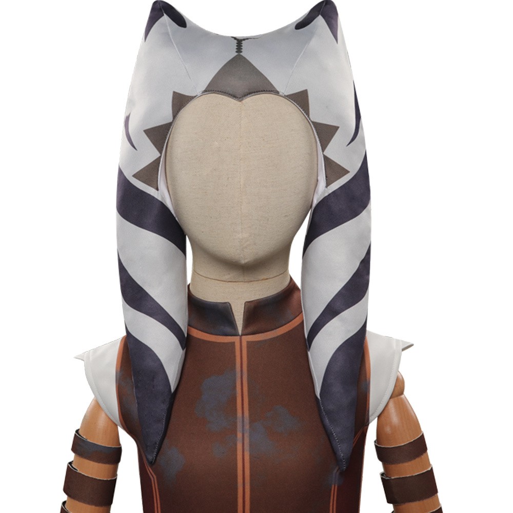 Ahsoka Tano Kids Suit Cosplay Costume Halloween Carnival Outfit