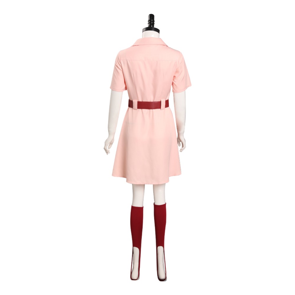 A League of Their Own Baseball Uniform Dress Cosplay Costume Halloween Carnival Outfit