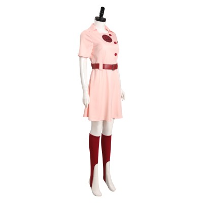 A League of Their Own Baseball Uniform Dress Cosplay Costume Halloween Carnival Outfit