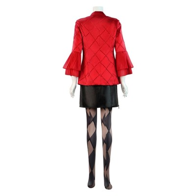 2024 Joker 2 Lady Gaga Harley Quinn Harleen Quinzel Suit Cosplay Costume Halloween Carnival Outfit