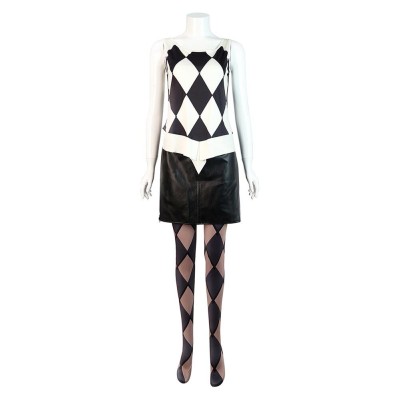 2024 Joker 2 Lady Gaga Harley Quinn Harleen Quinzel Suit Cosplay Costume Halloween Carnival Outfit