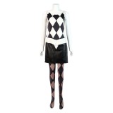 2024 Joker 2 Lady Gaga Harley Quinn Harleen Quinzel Suit Cosplay Costume Halloween Carnival Outfit