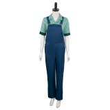 Ghostbusters 2024 Phoebe Printed Overalls Suit Cosplay Costume Halloween Carnival Outfit