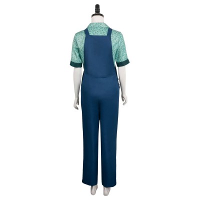 Ghostbusters 2024 Phoebe Printed Overalls Suit Cosplay Costume Halloween Carnival Outfit