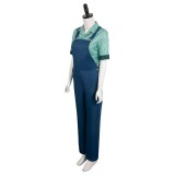 Ghostbusters 2024 Phoebe Printed Overalls Suit Cosplay Costume Halloween Carnival Outfit