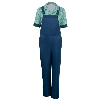 Ghostbusters 2024 Phoebe Printed Overalls Suit Cosplay Costume Halloween Carnival Outfit
