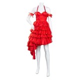 2021 Harley Quinn Christmas Festival Dress Cosplay Costume Halloween Carnival Outfit