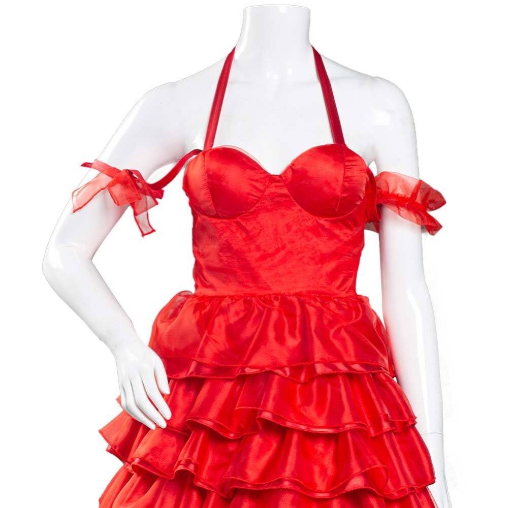 2021 Harley Quinn Christmas Festival Dress Cosplay Costume Halloween Carnival Outfit