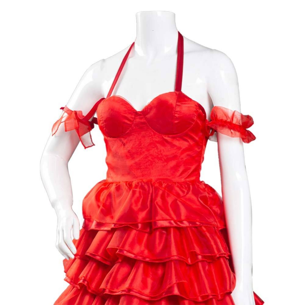 2021 Harley Quinn Christmas Festival Dress Cosplay Costume Halloween Carnival Outfit