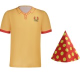 Mouthwashing Swansea Men Yellow Polo Shirt Party Cosplay Costume Halloween Carnival